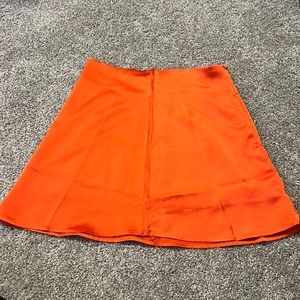 Orange Mini Skirt - S